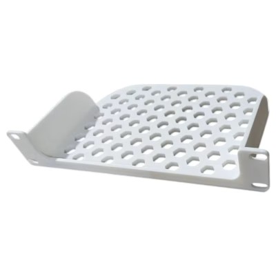 10-Inch Rack Mount Shelf – Compact Perforated Utility Tray for Mini Racks and Network Cabinets