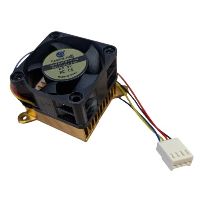 4020 5V PWM Cooling Fan with Aluminum Heatsink for Bitaxe, NerdAxe, SBCs, Raspberry Pi & Compact Devices