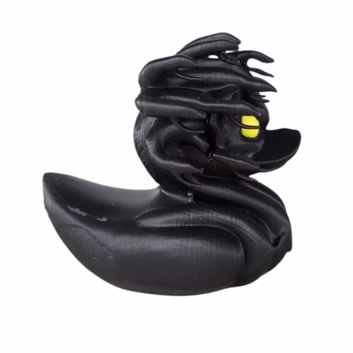 Medusa Duck Figurine - Greek Mythology Collectible for Jeep Ducking & Cruise Duck Hiding - Horror Dashboard Duck Decoration - Halloween Dark Aesthetic Decor - 3D Printed in Canada - Image 2