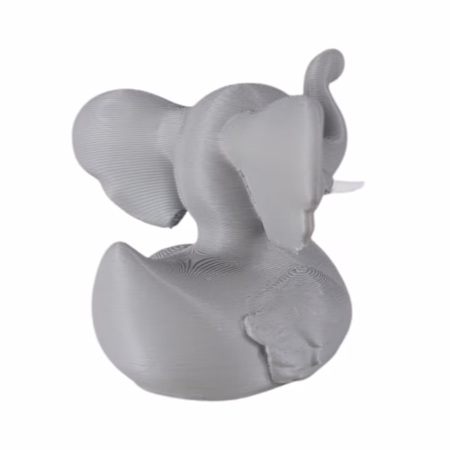 Elephant Duck Figurine - Dashboard Duck for 4x4 & Car Decoration - Unique Rubber Duck Design - Collectible Cruise Duck for Hiding - Duck Duck 4x4 Accessory – 3D Printed in Canada - Image 3