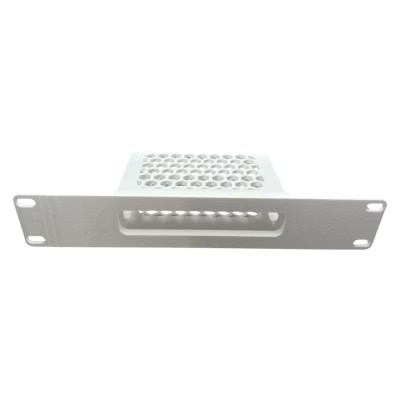 10-Inch Rack Mount for Ubiquiti Unifi USW-Flex-Mini (2.5G) – Honeycomb Ventilated Housing for Secure and Passive Cooling