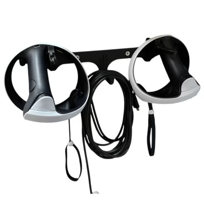 Wall Mount for PSVR2 Controllers and Cable – Secure VR Accessory Holder with Minimalist Design, Easy Installation, Fits PlayStation VR2 Gear – 3D Printed in Canada