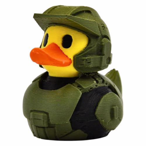 Armored Collectible Duck – 3D Printed PLA Figurine – Funny Dashboard Duck Gift – Ducks for Jeeps Ducking Accessories – Jeep Wave Duck Collectible – 3D Printed in Canada