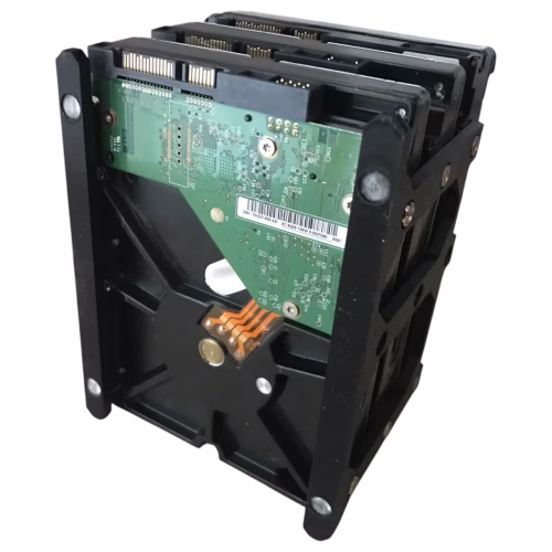 Modular 3.5" Hard Drive Rack Tower – Stackable Vertical HDD Mount for Server Storage, Mining Rigs & PC Labs – Supports Up to 6 Drives – 3D Printed in Canada - Image 3
