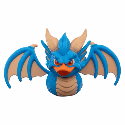 Mighty Quackon Duck Figurine – Dragon-Themed Car Dashboard & Desk Decor – Mythical Fantasy Collectible – 3D Printed in Canada