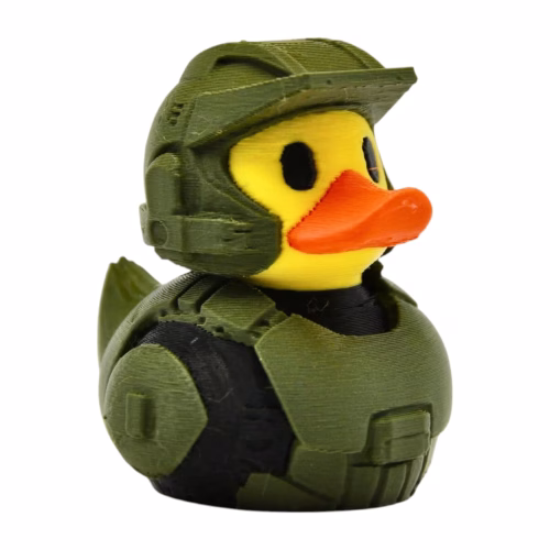 Armored Collectible Duck – 3D Printed PLA Figurine – Funny Dashboard Duck Gift – Ducks for Jeeps Ducking Accessories – Jeep Wave Duck Collectible – 3D Printed in Canada - Image 2