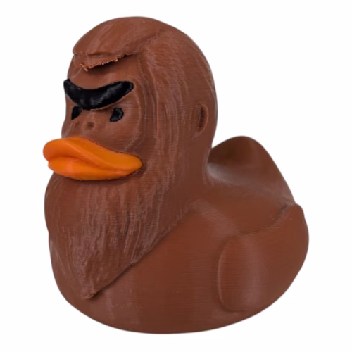 Bigfoot Duck Figurine - Sasquatch Rubber Duck for Car Ducking & Cruise Hiding - Cryptid Collectible - Funny Duck Gift for Jeep Owners, Cruise Travelers & Mythical Creature Fans - 3D Printed in Canada - Image 2