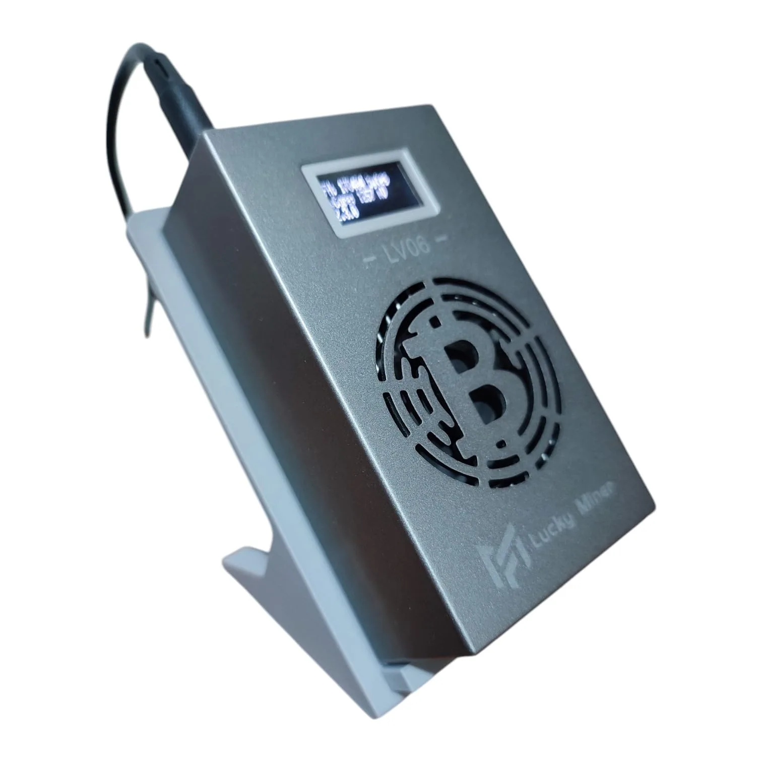 Lucky Miner LV06 Stand | 3D Cooling & Display Stand for LV06 Bitcoin Miner | Secure & Stable Holder - Image 2