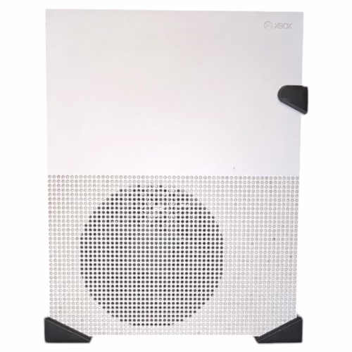 Wall Mount with Dual Controller Holders for Xbox One S – Secure Console Brackets and Gamepad Rack - Image 2