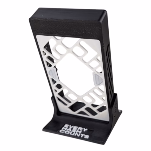 D-Central.TECH The Modern Bitaxe Stand – Enclosure for Bitaxe Bitcoin ASIC Miner | Supports 2nd Backside for Enhanced Cooling | Multi-Orientation Foot | Horizontal & Vertical Setup (Black) - Image 3