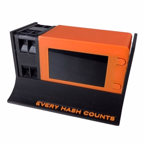 Nerdminer NerdNOS Modern Case – Performance-Driven Bitcoin Solo Miner Case – Optimized Airflow with 4020 fan - Image 8