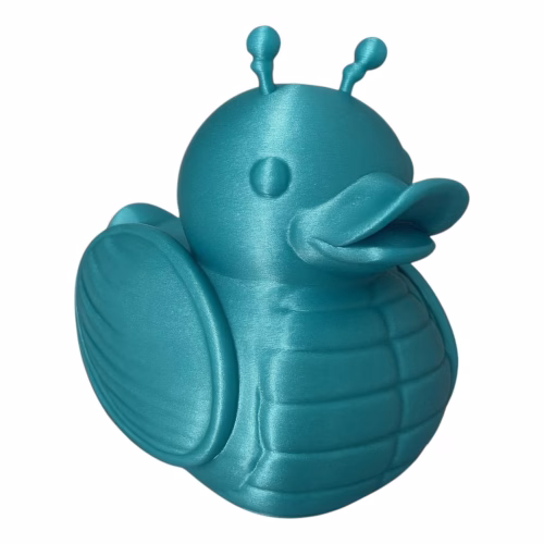 Beetle Duck Figurine – Quirky Duck-Insect Hybrid Sculpture for Desks & Shelves – Unique Collectible Décor for Teens & Adults – 3D Printed in Canada
