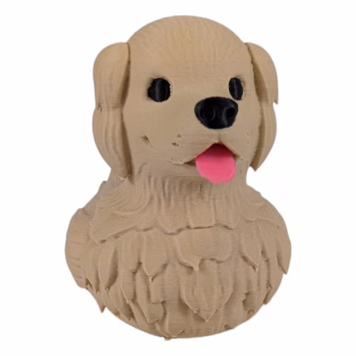 Golden Retriever Duck Figurine – Car Dashboard Duck Accessory, Funny Dog Car Décor, Ducks for Jeeps, Rubber Duck Alternative Collectible – 3D Printed in Canada - Image 4