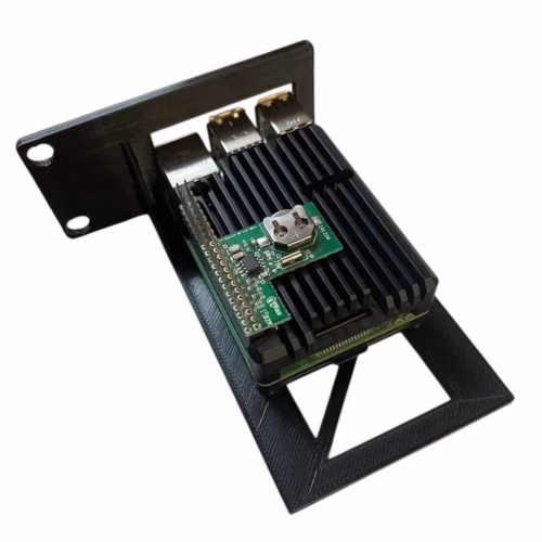 Raspberry Pi Rack Mount for Jetson Nano/Pi 4 – VESA-Compatible Vertical Bracket with Ventilated Support – Ideal for Cluster & Edge Projects – 3D Printed in Canada