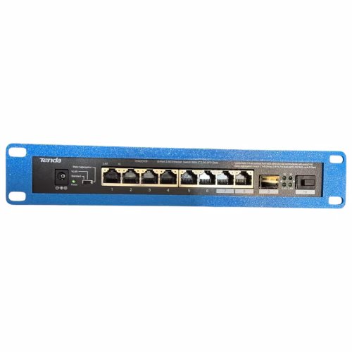 10-Inch Adapter Rack Mount for 220mm Wide Network Switches – Precision Fit for Compact Switches Like Tenda TEG-MG08