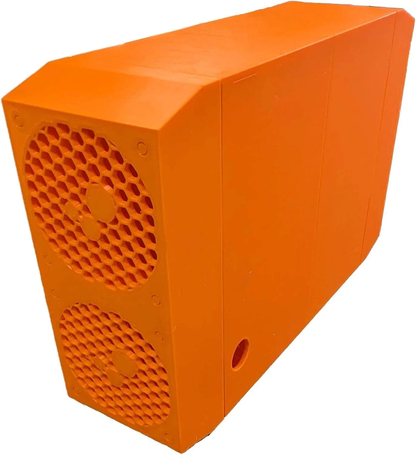 D-CENTRAL.TECH Bitcoin Antminer Slim DIY Case – Dual-Purpose Bitcoin Miner & Home Heater | Compatible with Antminer 19 & 21 Series, Black