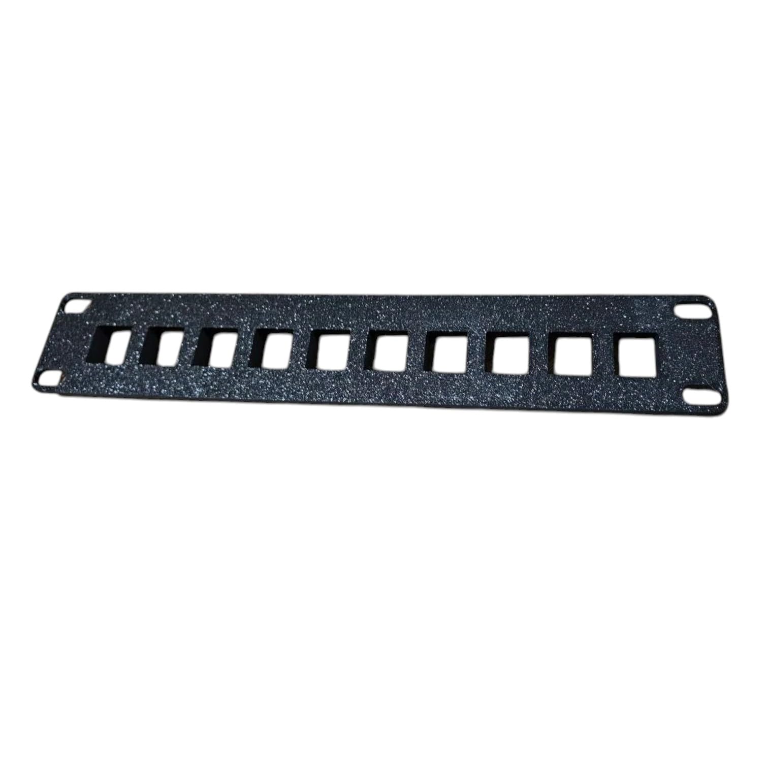 10-Inch Keystone Patch Panel – 10-Port Modular Network Plate for Mini Rack Cabinets