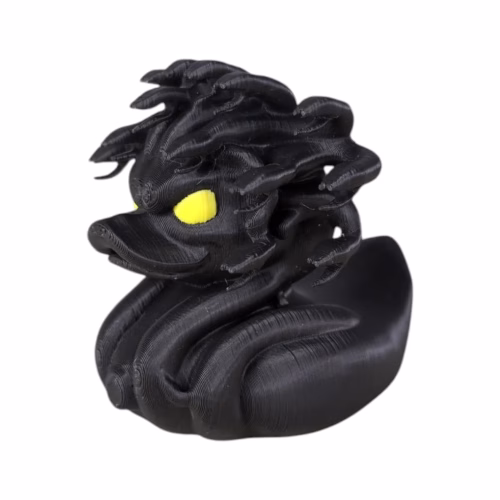 Medusa Duck Figurine - Greek Mythology Collectible for Jeep Ducking & Cruise Duck Hiding - Horror Dashboard Duck Decoration - Halloween Dark Aesthetic Decor - 3D Printed in Canada - Image 4