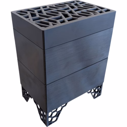 D-Central.TECH Antminer S17 & T17 Bitcoin Mining Heater Case | DIY Space Heater Box | Dual-Purpose Crypto Miner & Home Heating | Silent 120mm Fans (1000-1200W) | Canadian-Made, Black