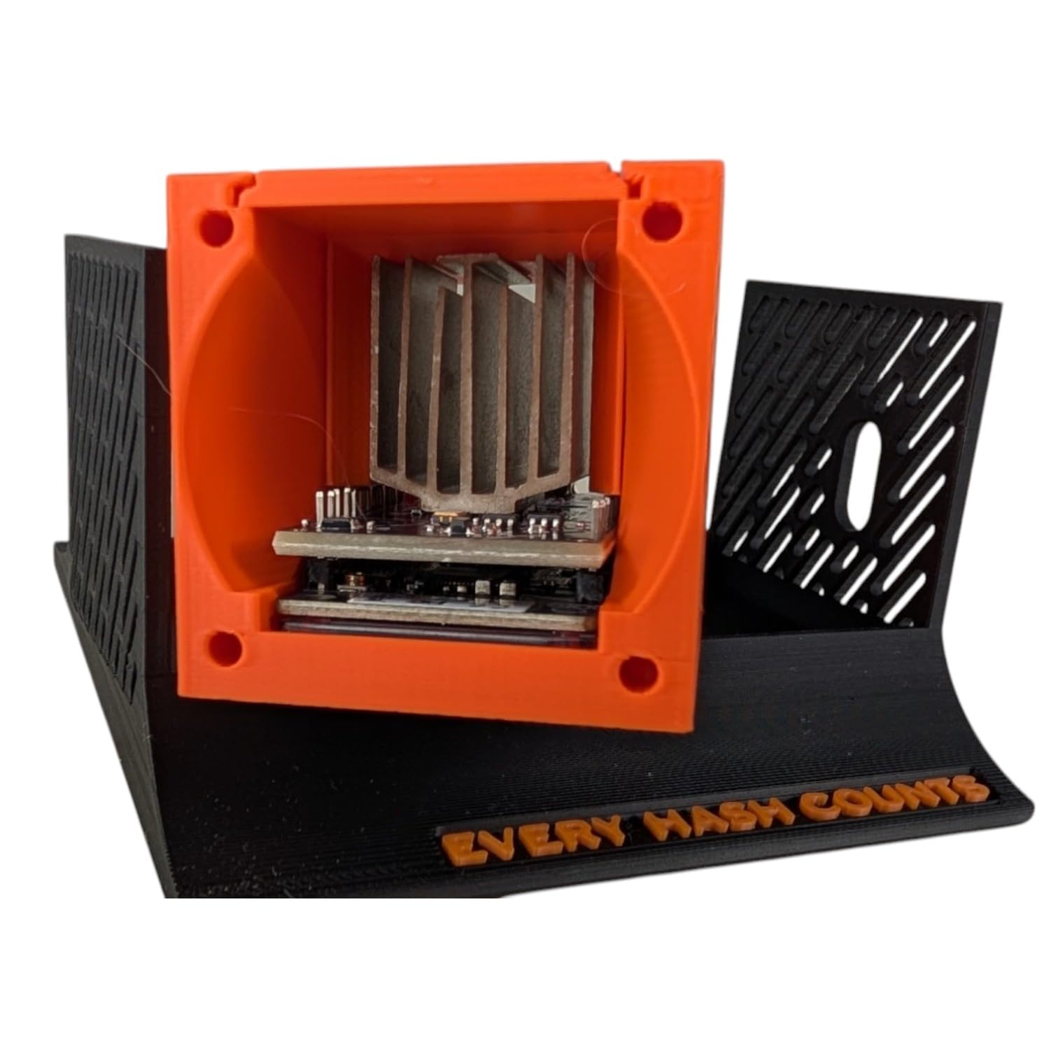 Nerdminer NerdNOS Modern Case – Performance-Driven Bitcoin Solo Miner Case – Optimized Airflow with 4020 fan – Image 5