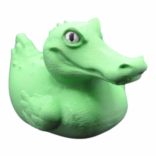 Alligator Duck Figurine – Funny Dashboard & Desk Décor – Quirky Collectible – 3D Printed in Canada