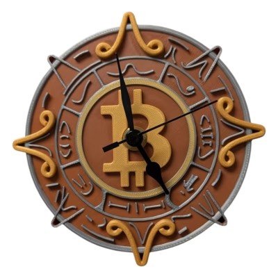 Bitcoin Runic Wall Clock