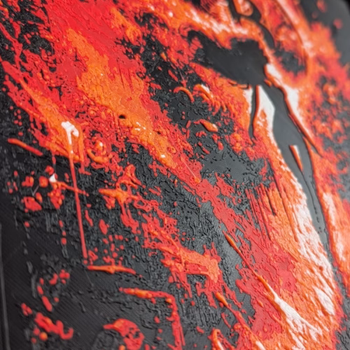 The Bitcoin Matriarch 3D Painting | Captivating Crypto Decor | Ready-to-Hang Elegance | Versatile Home & Office Art | Innovation in Bitcoin Culture - Image 2