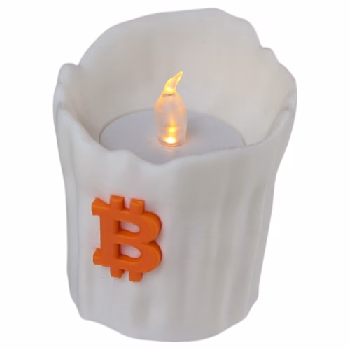 The Bitcoin Tealight Candle
