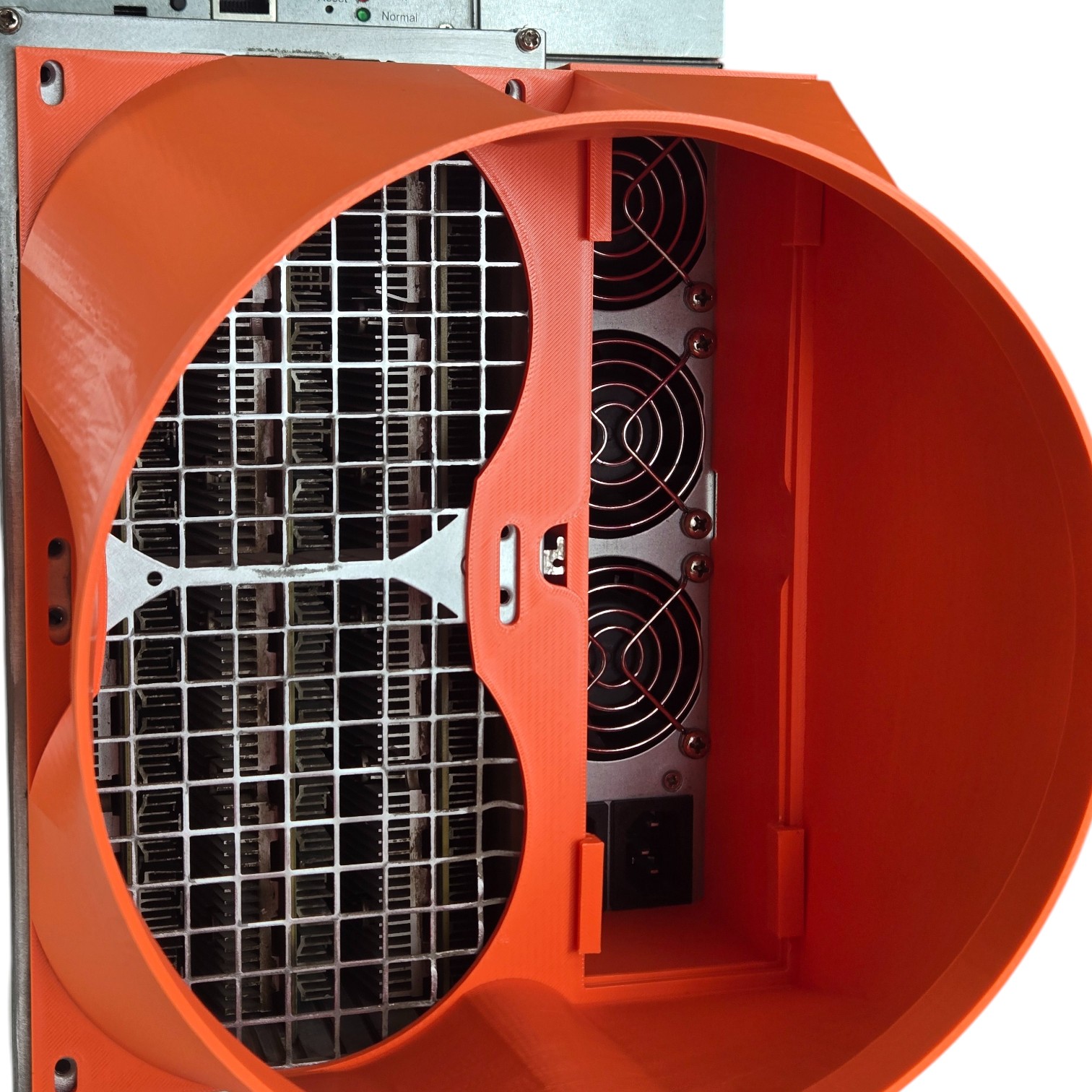 Antminer Modular Dual 120mm ASIC and PSU Shroud to 8'' - Image 2