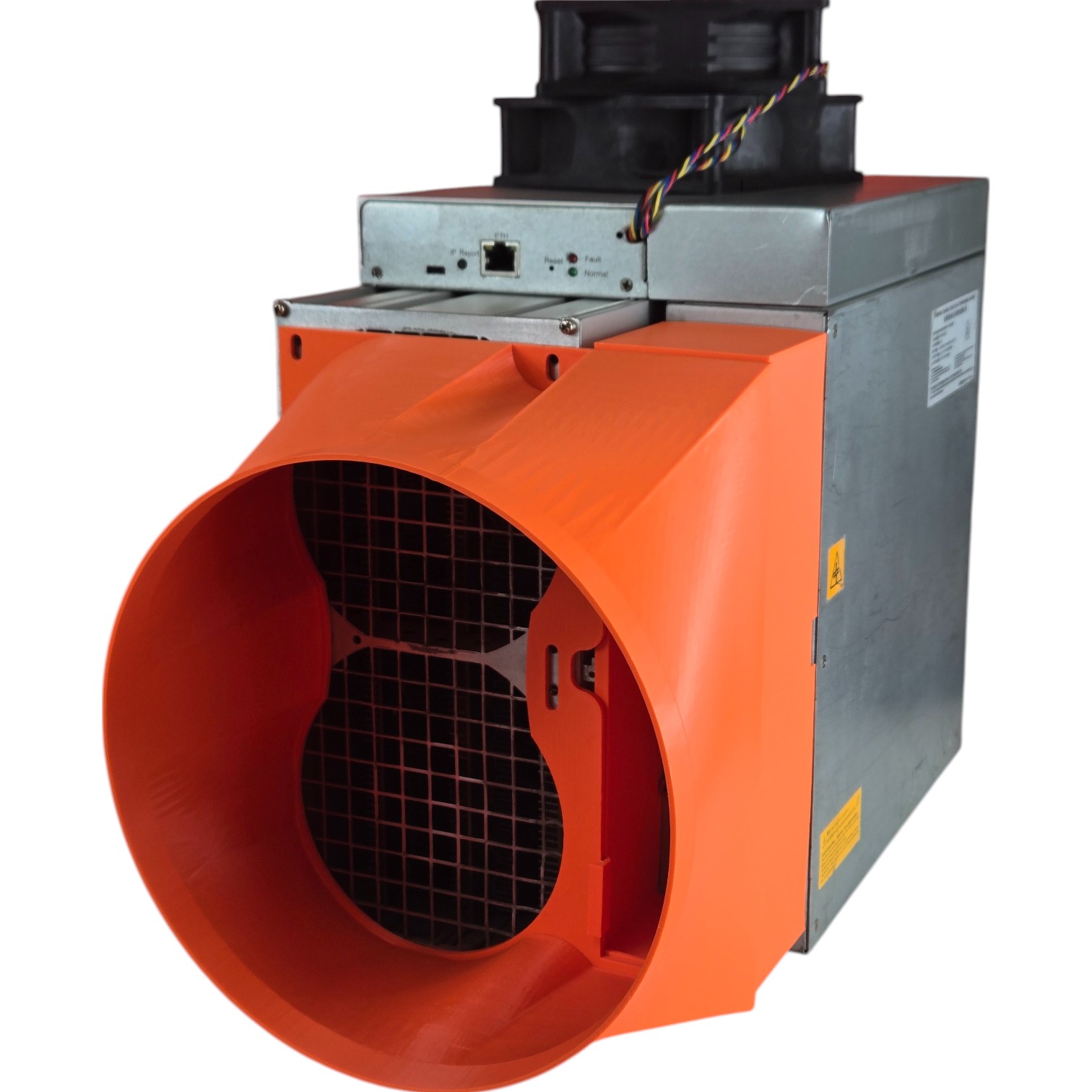 Antminer Modular Dual 120mm ASIC and PSU Shroud to 8''