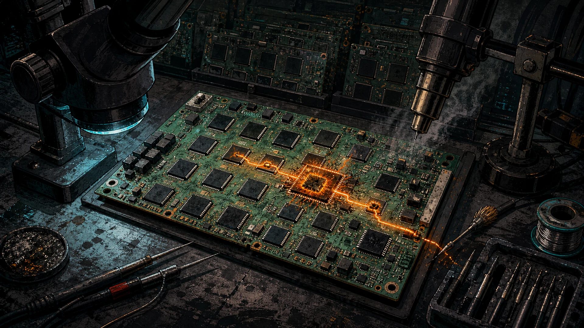ASIC Hashboard Repair Deep Dive: Chip-Level Diagnostics, Failure Analysis & Rework Techniques