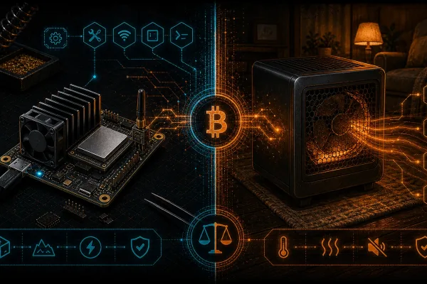 Bitaxe vs Heatbit: Open-Source Solo Miner vs Consumer Mining Heater (2026 Comparison)