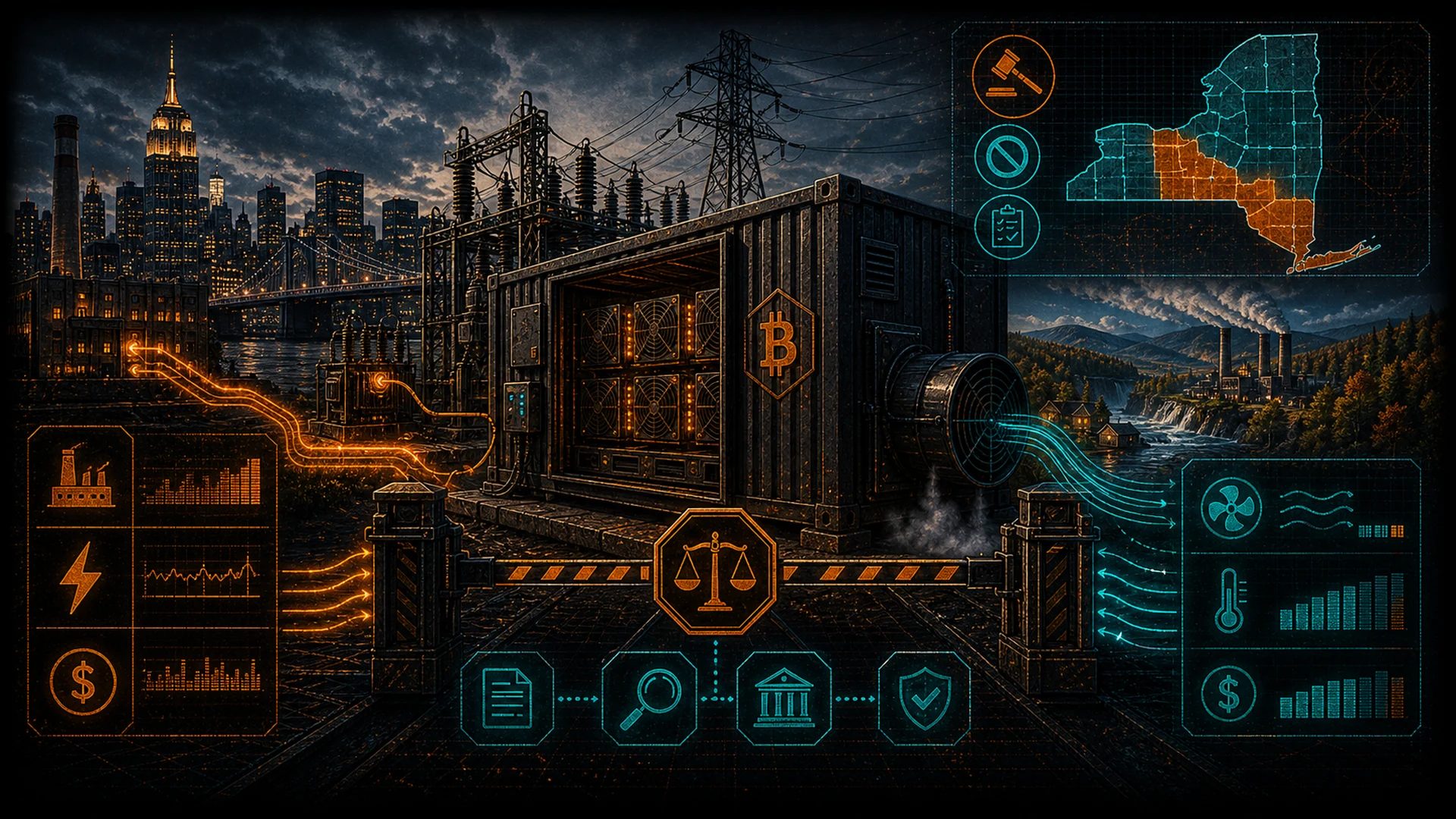 Bitcoin Mining in New York: Regulations, Electricity Costs, and What the Moratorium Means (2026)