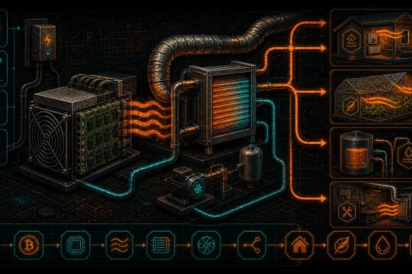 Récupération de chaleur du minage Bitcoin : guide complet
