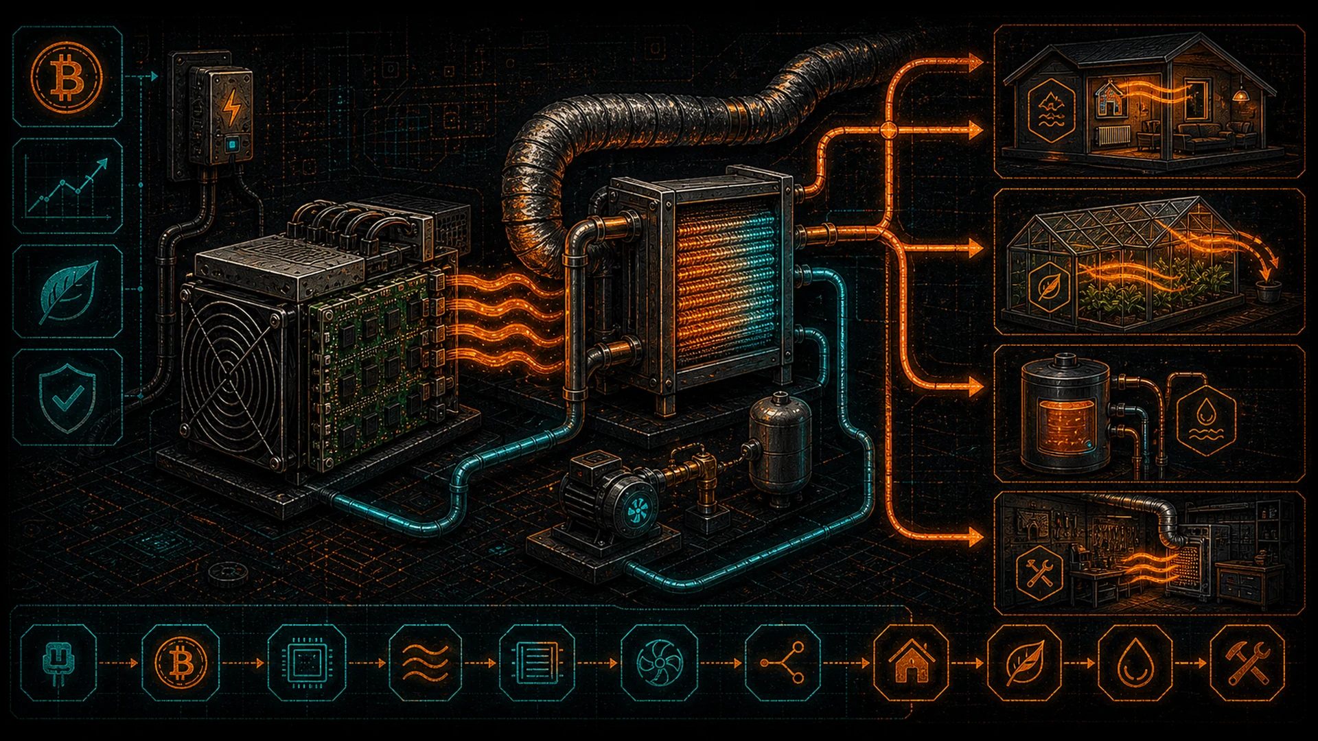 Bitcoin Mining Heat Recovery: 25+ Real-World Applications