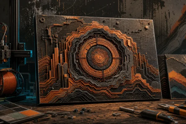 Bitcoin Wall Art: 3D Filament Paintings That Go Beyond Posters