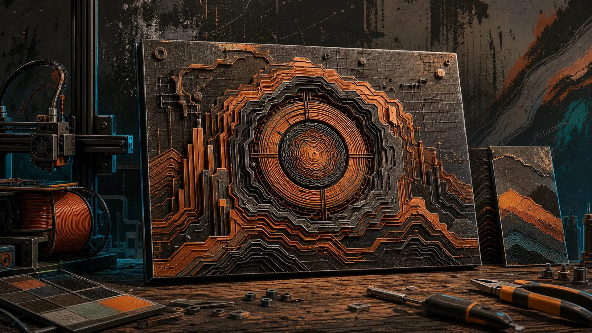 Bitcoin Wall Art: 3D Filament Paintings That Go Beyond Posters