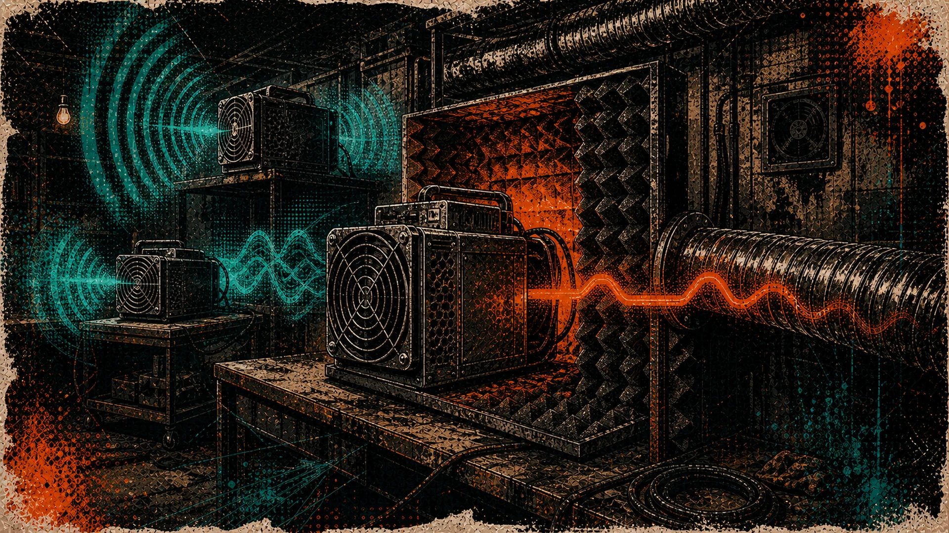 Comparaison des niveaux sonores des mineurs Bitcoin