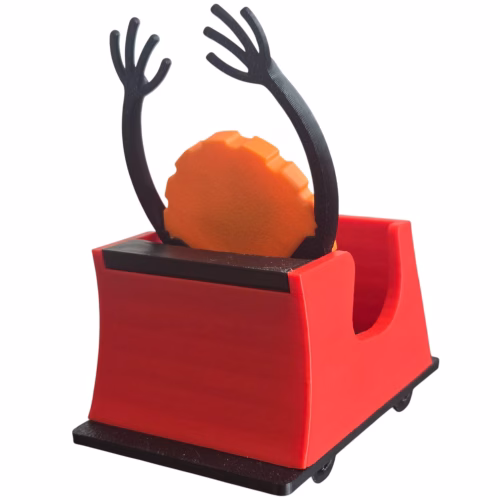 Bitcoin Roller Coaster Figurine – 3D Printed Crypto Meme Collectible | Made in Canada - Image 4