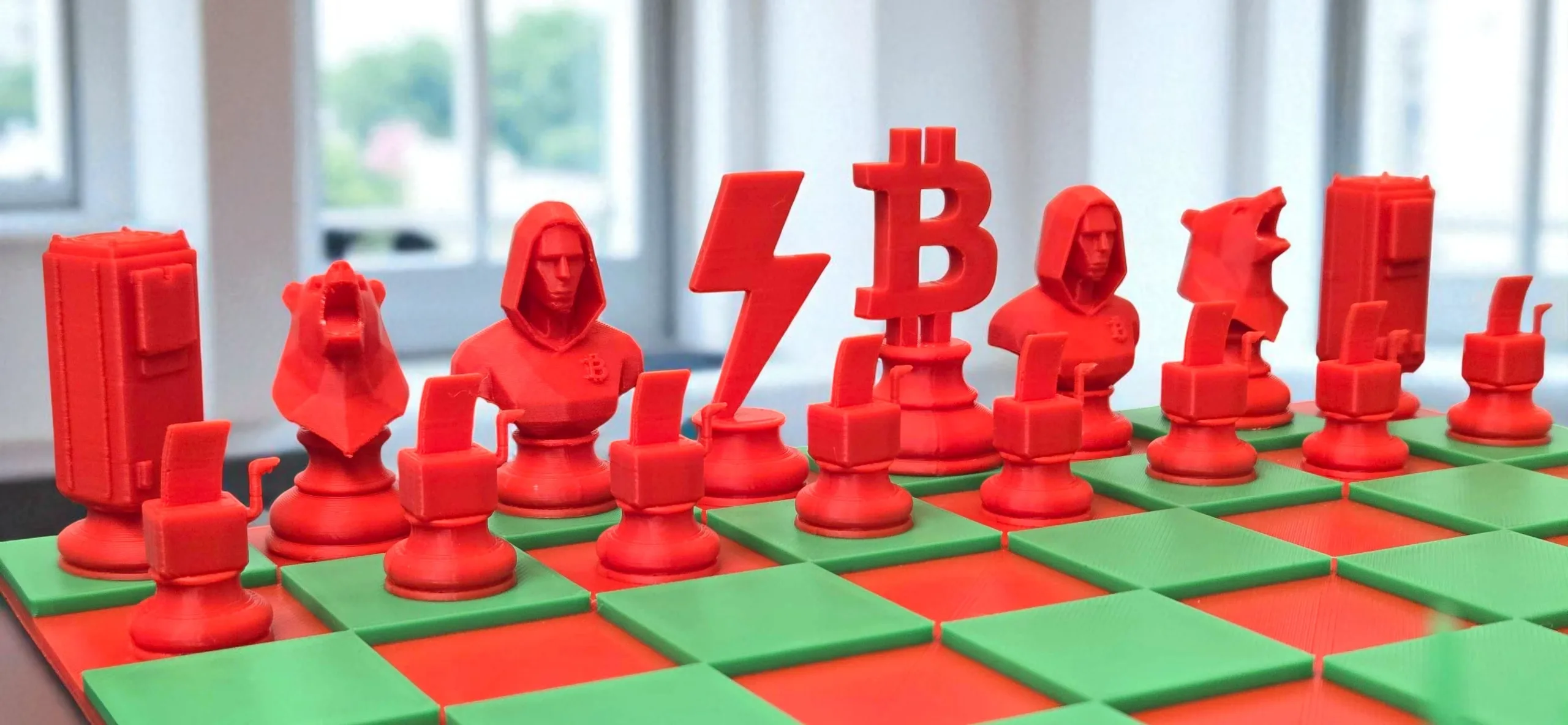 Bitcoin Chess Set – Bulls vs Bears Mini Crypto Board Game with Lightning Queen, Satoshi Bishops & Miner Rooks - Image 10