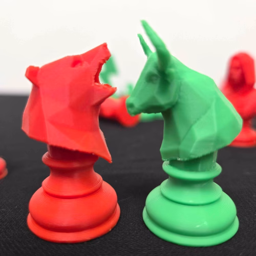 Bitcoin Chess Set – Bulls vs Bears Mini Crypto Board Game with Lightning Queen, Satoshi Bishops & Miner Rooks - Image 9