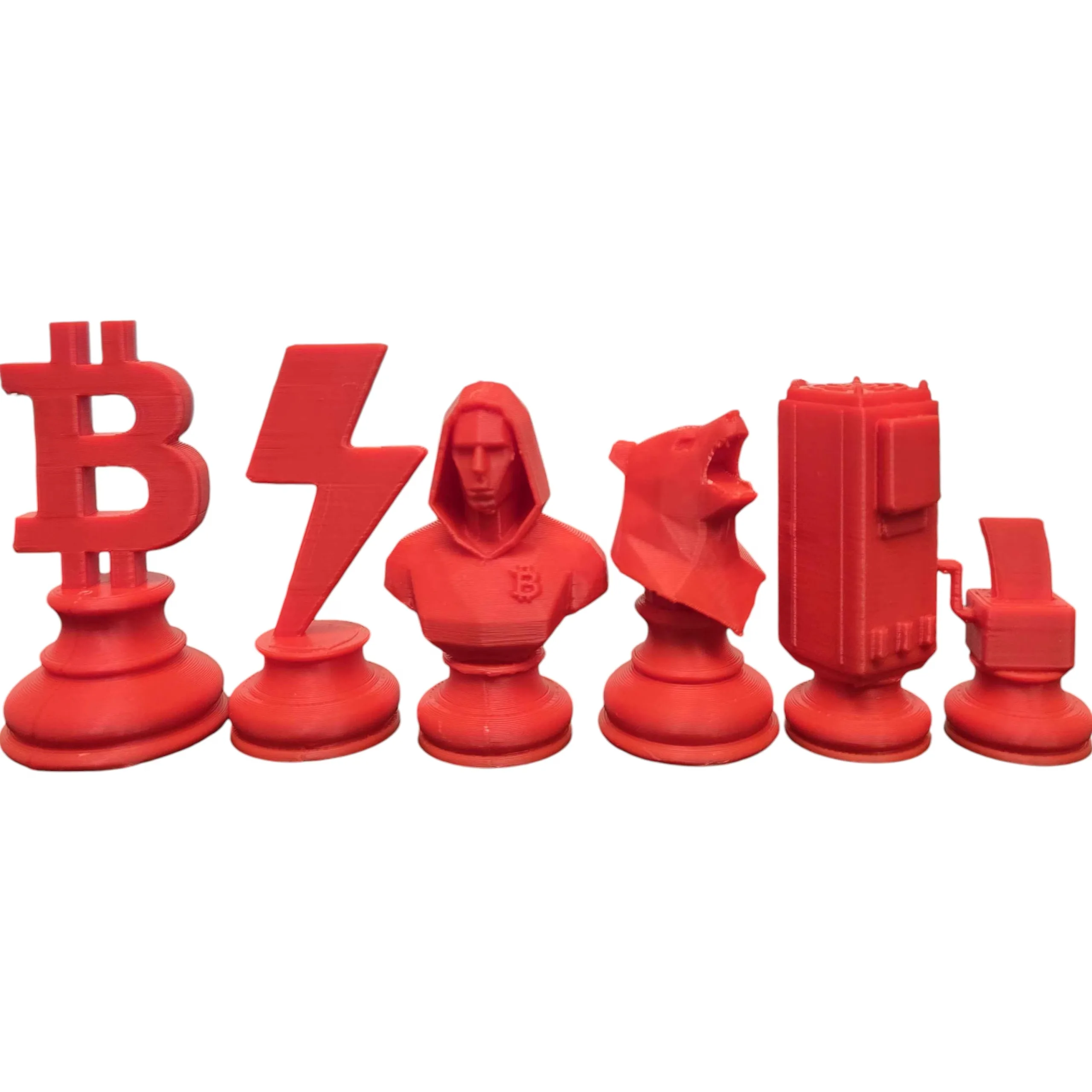 Bitcoin Chess Set – Bulls vs Bears Mini Crypto Board Game with Lightning Queen, Satoshi Bishops & Miner Rooks - Image 5