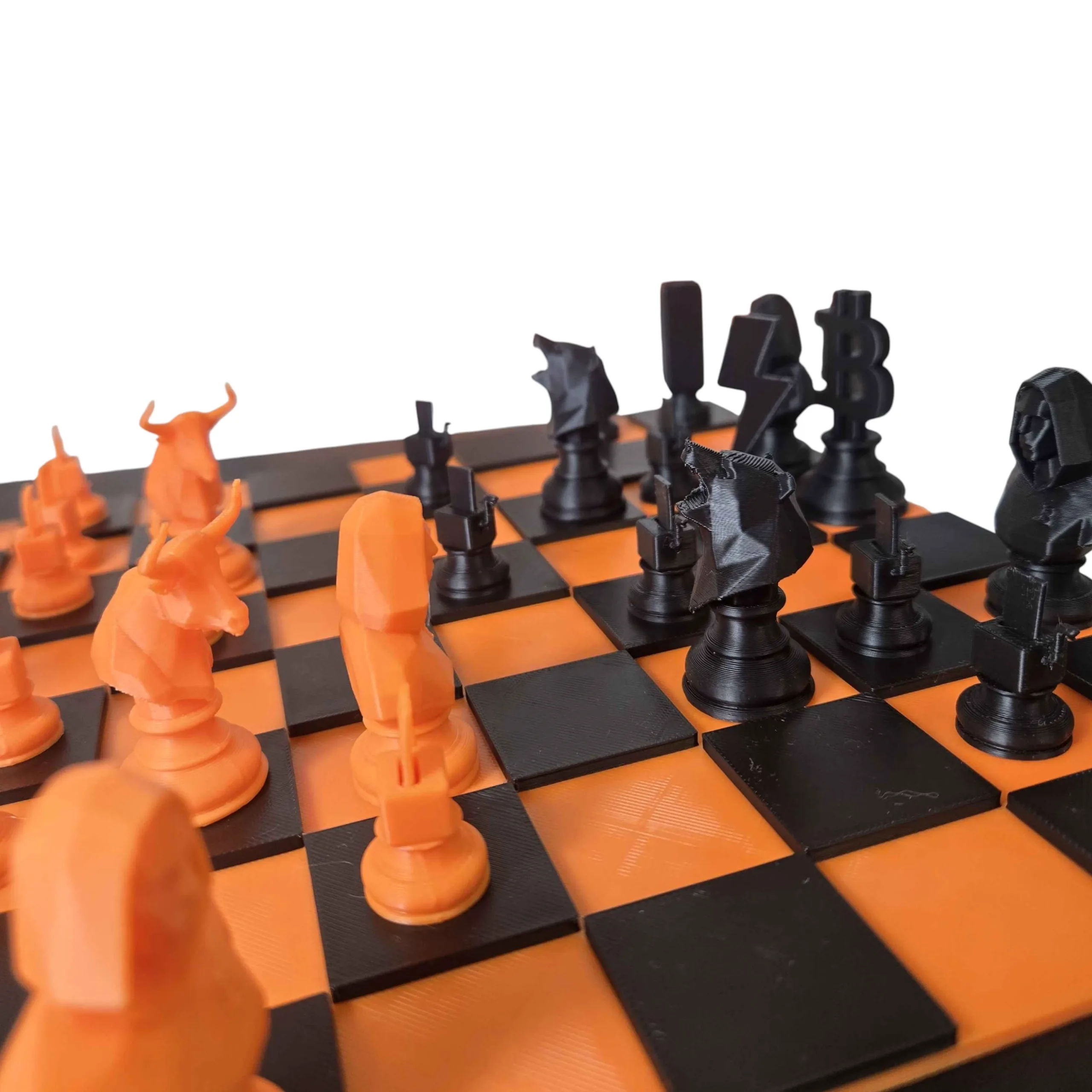 Bitcoin Chess Set – Bulls vs Bears Mini Crypto Board Game with Lightning Queen, Satoshi Bishops & Miner Rooks - Image 14