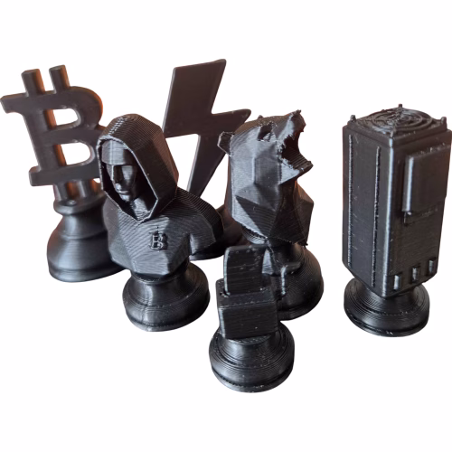 Bitcoin Chess Set – Bulls vs Bears Mini Crypto Board Game with Lightning Queen, Satoshi Bishops & Miner Rooks - Image 11