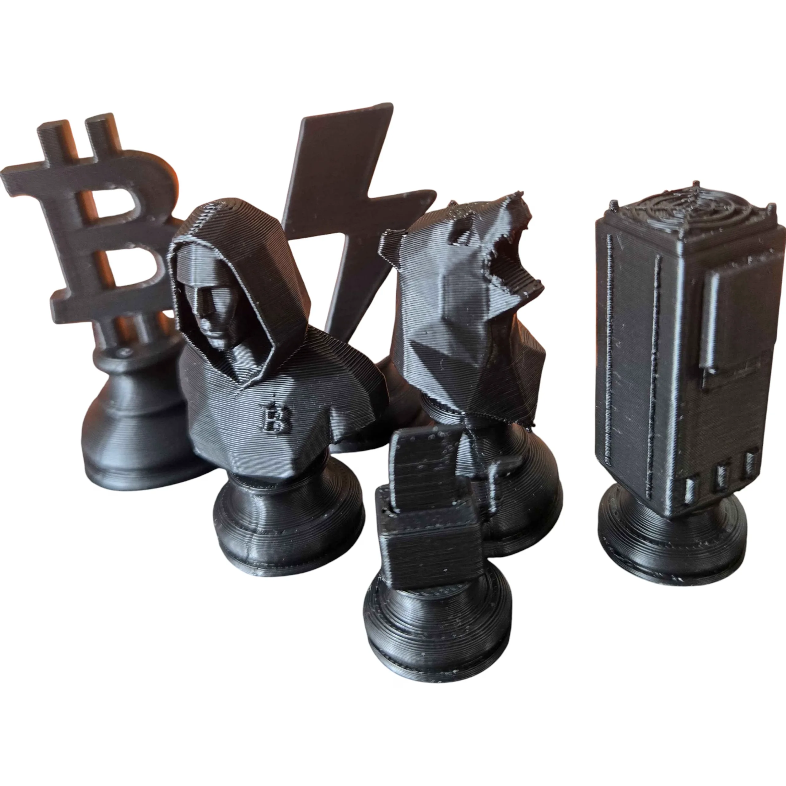 Bitcoin Chess Set – Bulls vs Bears Mini Crypto Board Game with Lightning Queen, Satoshi Bishops & Miner Rooks - Image 11