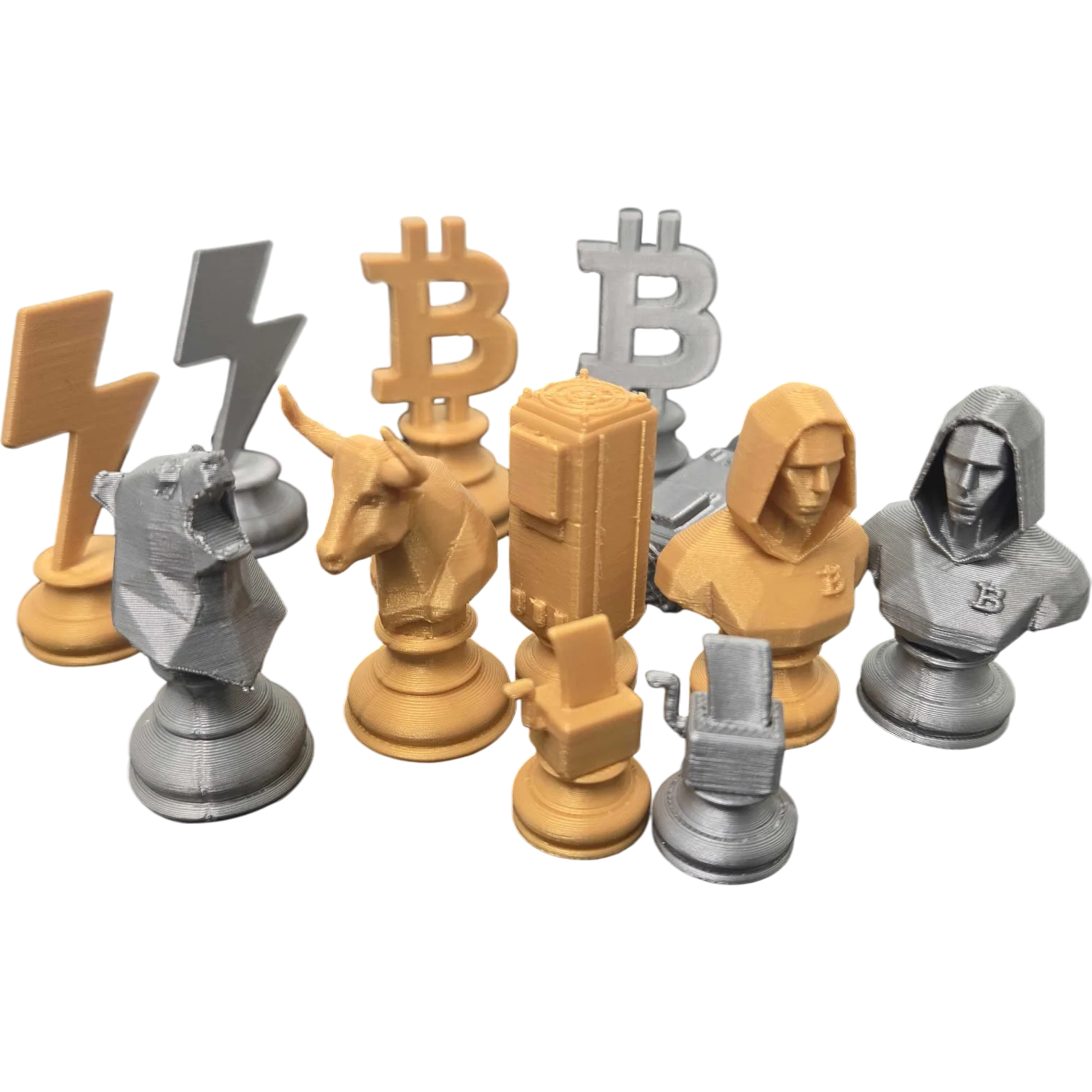 Bitcoin Chess Set – Bulls vs Bears Mini Crypto Board Game with Lightning Queen, Satoshi Bishops & Miner Rooks - Image 16