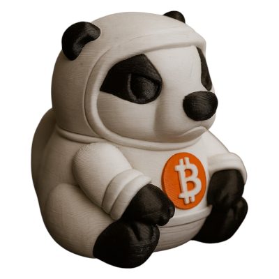 Astronaut Bitcoin Honeybadger Figurine