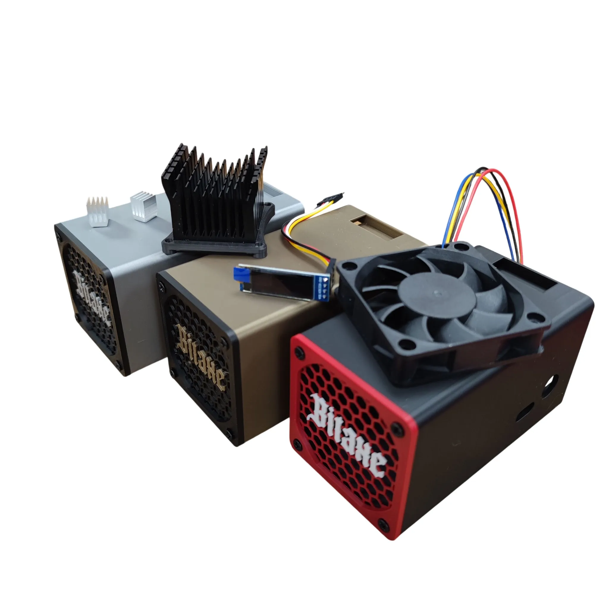Bitaxe Mini Miner DIY Kit – Enclosure & Cooling Upgrade for Bitaxe front view