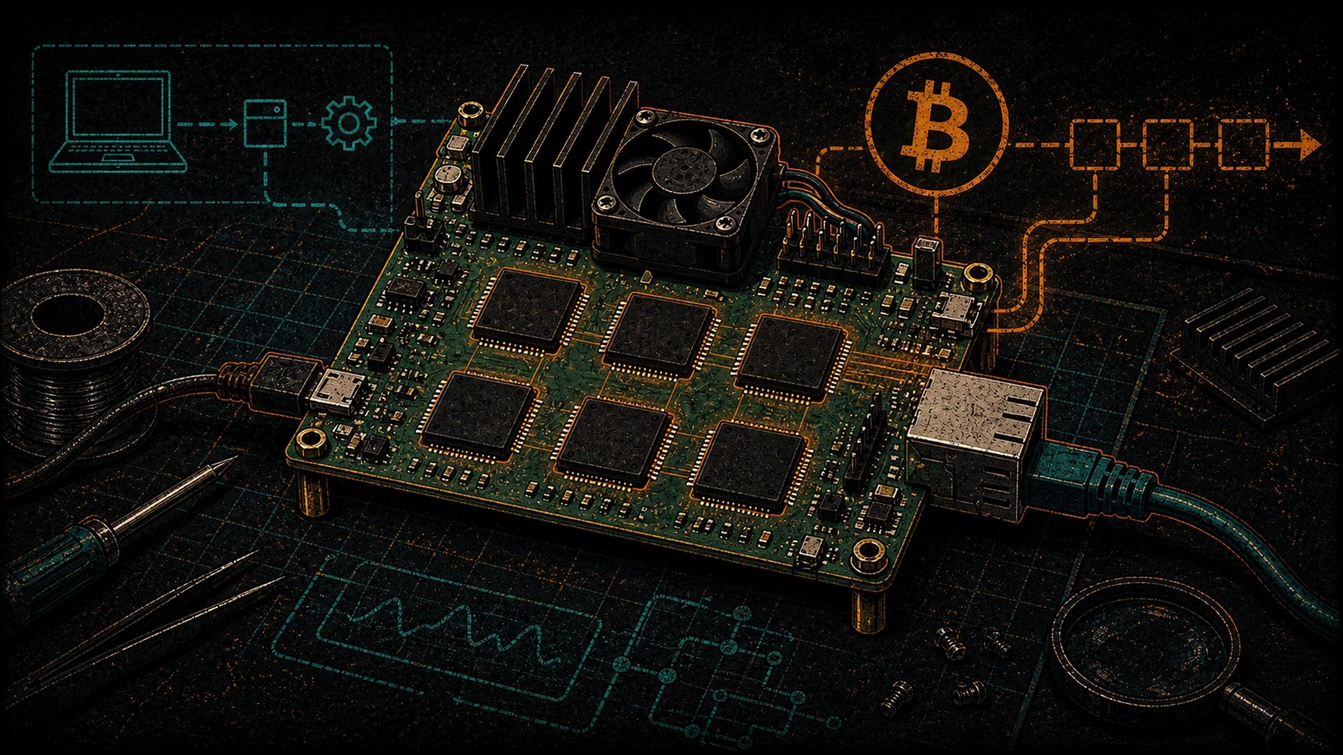 Bitaxe Hex Setup Guide: 6-Chip BM1366 Solo Miner Configuration