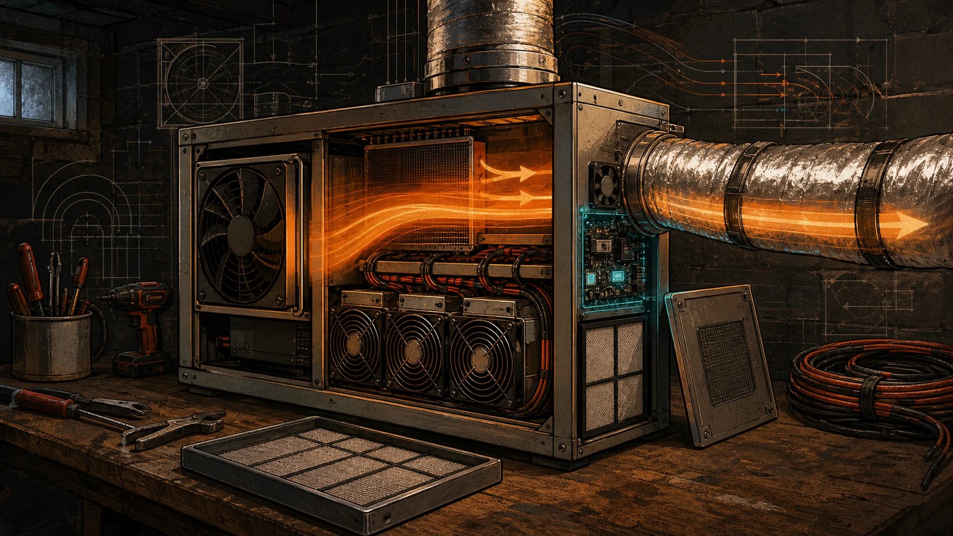 Bitcoin Space Heater Assembly & Maintenance Guide: Mining + Heating Setup